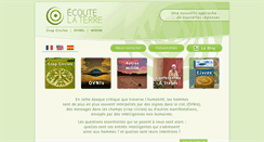 Desktop Screenshot of ecoutelaterre.fr