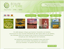 Tablet Screenshot of ecoutelaterre.fr